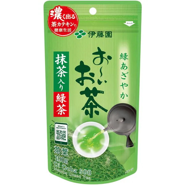 伊藤园 おーいお茶 抹茶绿茶 100g