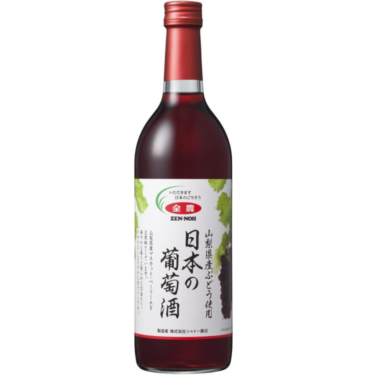 【全农】日本红酒【日本的葡萄酒 中淡 720ml