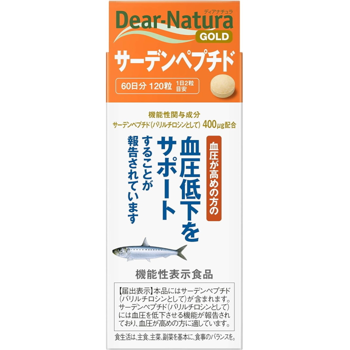 【Asahi】Dear Natura Gold 沙丁肽 120 片（60 日量）[功能表示食品]