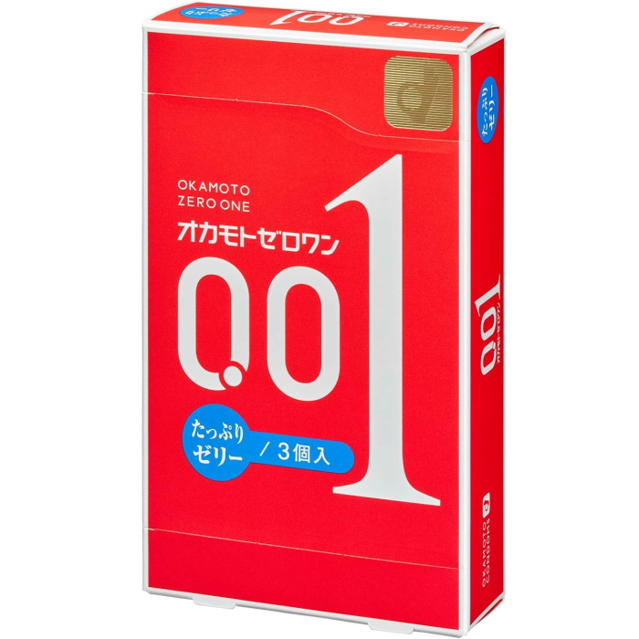 【OKAMOTO】 零一果冻 安全套 3个装