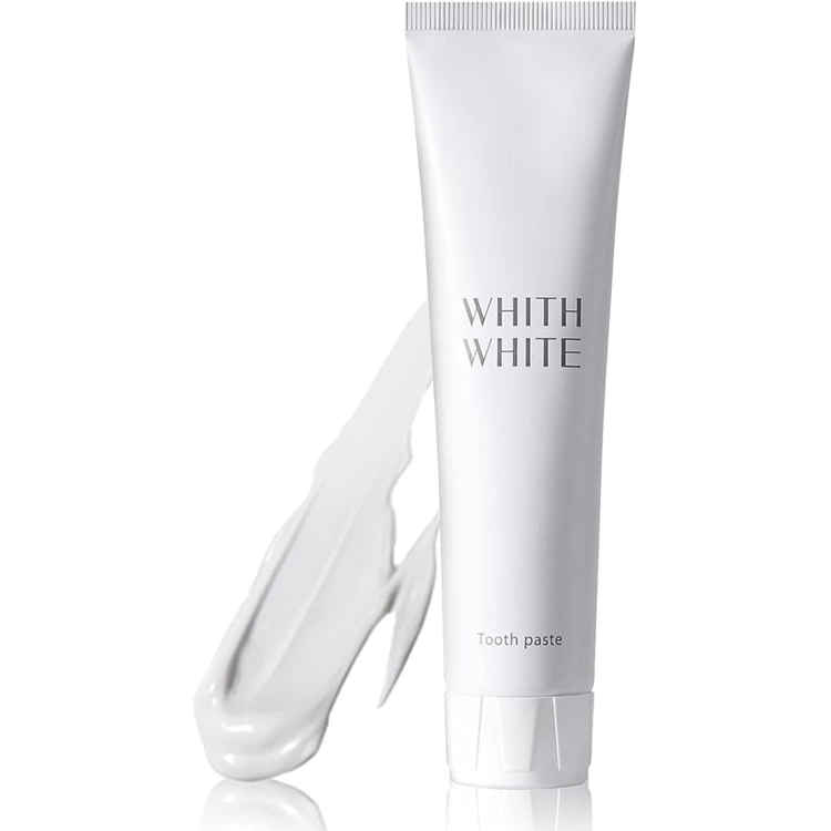 【WHITH WHITE】 美白牙膏（美白、口臭护理）120g