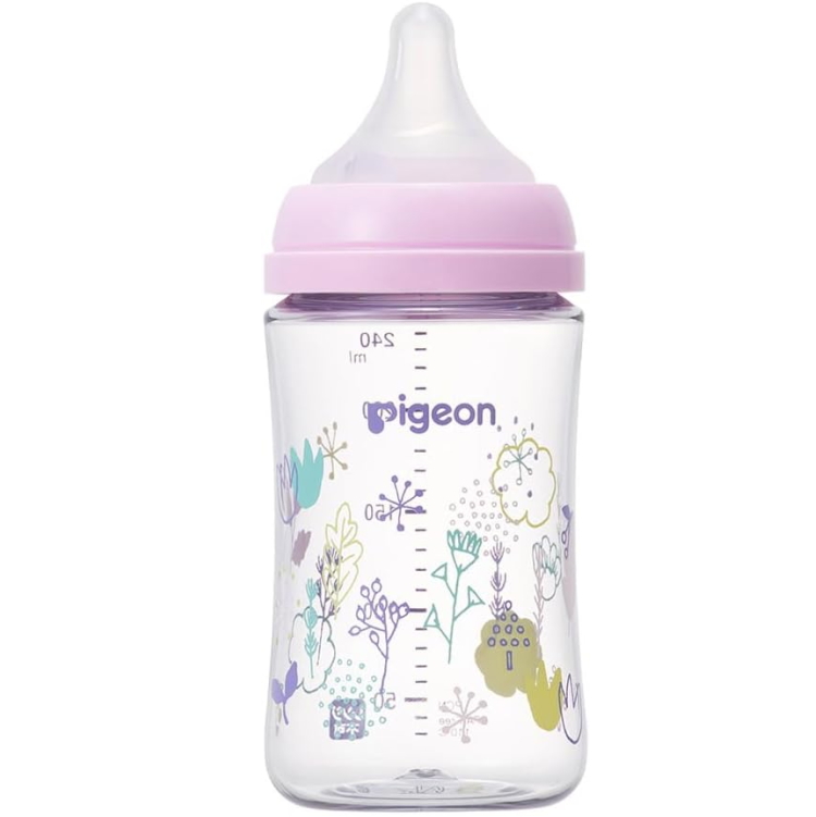 贝亲（Pigeon） 母乳实感婴儿奶瓶  花园  240ml
